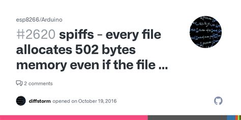 Spiffs Every File Allocates 502 Bytes Memory Even If The File Is 8