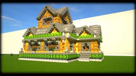 Minecraft How To Build A Large House Large Survival Base Tutorial