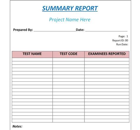 17 Daily Summary Report Templates Quality Statement Writing Word