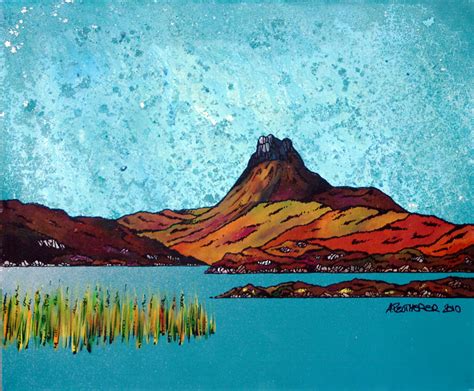 Stac Pollaidh Original Painting And Prints Scottish Highlands By