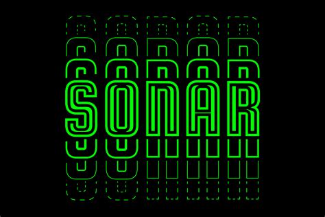 Sonar Font By Wadlen Creative Fabrica