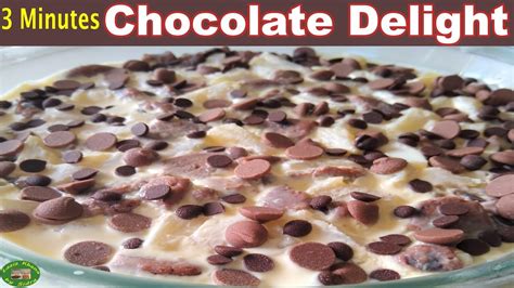 Chocolate Delight Dessert Chocolate Delight Recipe Youtube