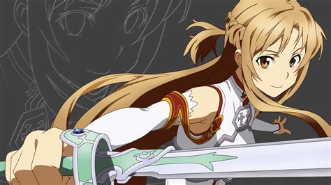 1920x1080 1920x1080 Anime Art Asuna Asuna Sword Masters Online