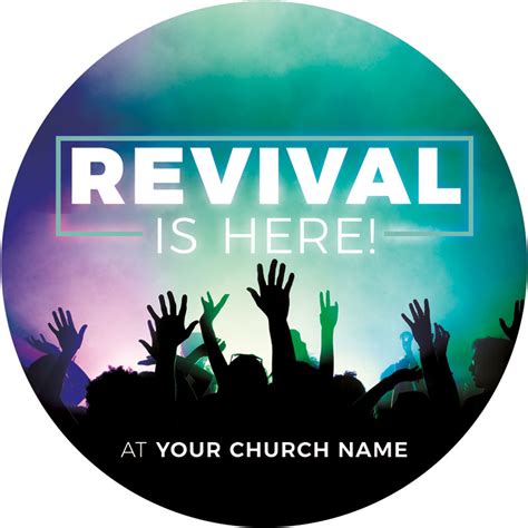 Revival Is Here Invitecard Church Invitations Outreach Marketing