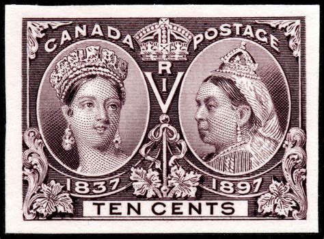 Buy Canada 57p Queen Victoria Jubilee 1897 10¢ Plate Proof 550