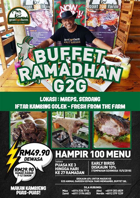 Serdang is situated nearby to kampungsawah. MAEPS Serdang on Twitter: "Buffet Ramadhan di Goat2Go Farm ...