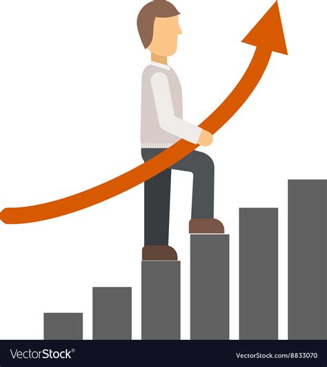 Business Growth Royalty Free Vector Image Vectorstock