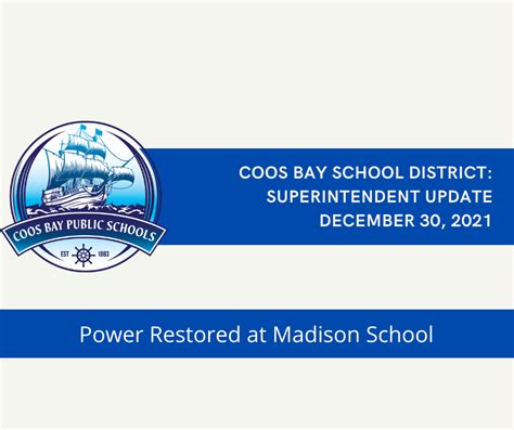Power Restored At Madison School Coos Bay School District