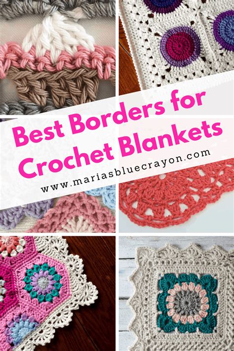 Best Crochet Borders For Blankets Marias Blue Crayon