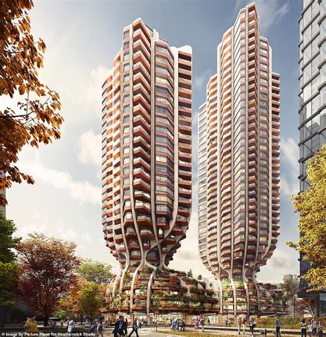 Architects Design Incredible 384ft Tall Tree Shaped Skyscrapers For
