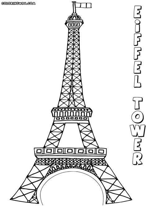 Eiffel Tower Coloring Pages Coloring Pages Eiffel Tower Eiffel