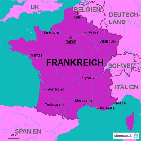 Navigieren sie frankreich karte, frankreich länder karte, satellitenbilder des frankreich, frankreich größten städte karten , politische karte von frankreich, fahr wegbeschreibungen und. StepMap - Frankreichs größte Städte - Landkarte für Frankreich