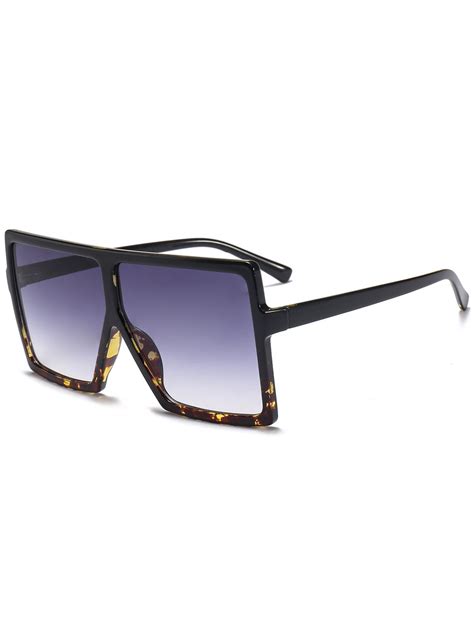 [52 Off] Oversized Square Full Frame Sunglasses Rosegal