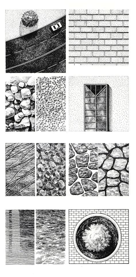 Very easy to draw and colour scene for kids using textures. Learning to Illustrate Textures: Techniques for Architects ...