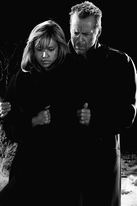 Bruce Willis Y Jessica Alba En “sin City” 2005 Sin City Movie Sin