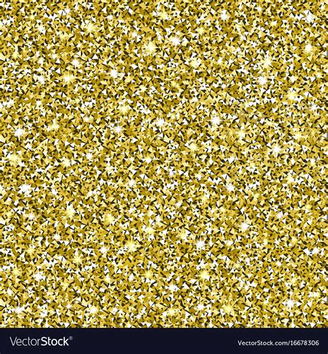 Gold Glitter Seamless Pattern Background Vector Image
