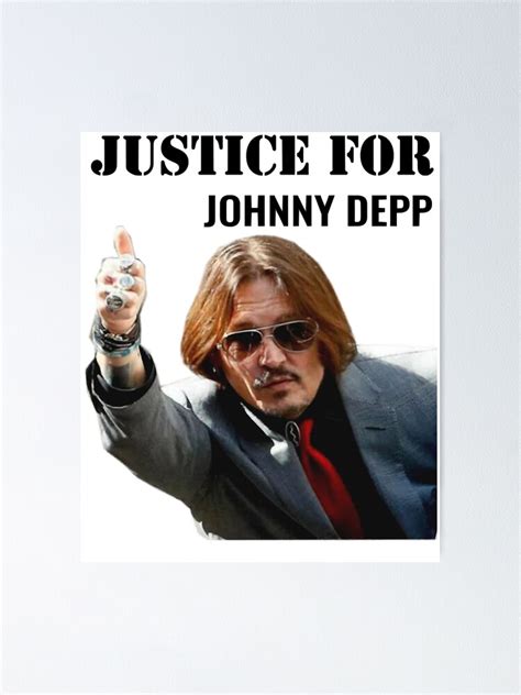 Day T Johnny Depp Amber Heard Johnny Depp Poster By Cielokuphal611