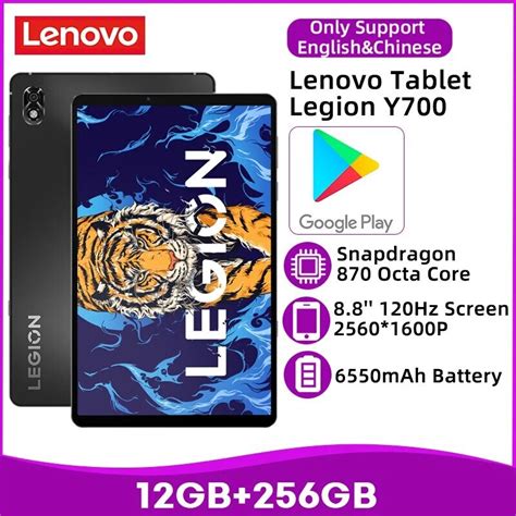 Lenovo Legion Y700 Gaming Tablet 2022 88inch 6550mah 45w Charging