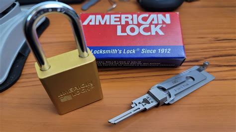 Video 39 Newbie Vs Lishi Am5 American Lock 1100 Series Padlock How