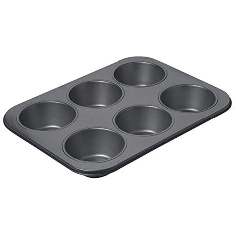 Extra Large Muffin Pan Wilton 2109 6825 Recipe Right Non Stick 6 Cup