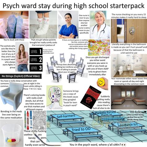 Getting Admitted To The Psych Ward During High School Starterpack