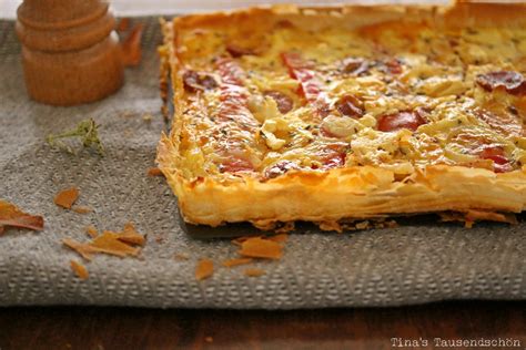 Filoteigtarte mit Paprika und Chorizo ein Gastbeitrag von Tina