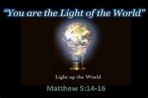 Be The Light Of The World Lewende Woord Lydenburg