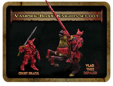 Blood Knights Set 001 Metal Dark Art Studios
