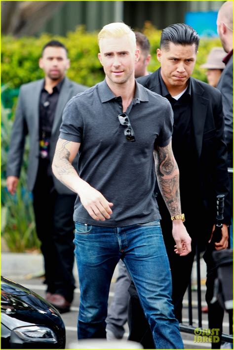 Adam Levine Considers Shaving Head Now With Everyones Fixation On His Blonde Hair Photo