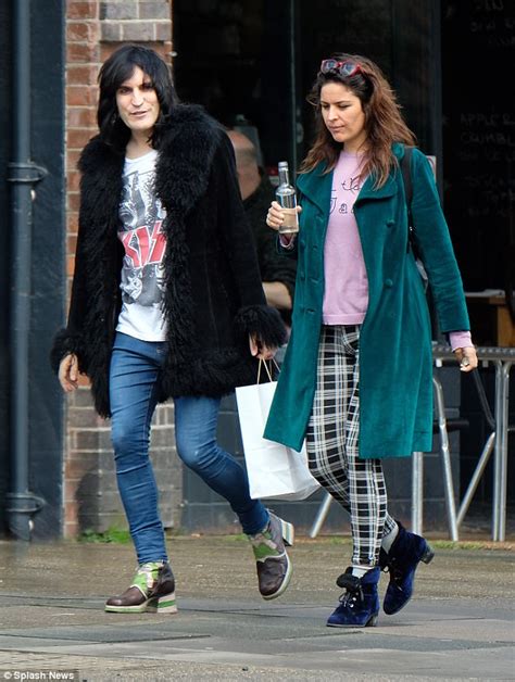 gbbo s noel fielding steps out with partner lliana bird daily mail online