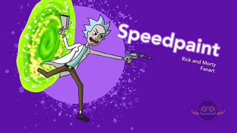 Rick And Morty Speedpaint Rick Sanchez Fanart From Rick And Morty