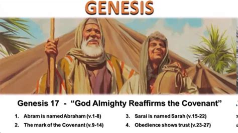 Genesis 17 God Almighty Reaffirms The Covenant Calvary Chapel