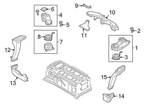 Ford C-Max Drive Motor Battery Pack Cooling Fan Bracket ...