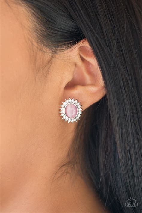 Hey There Gorgeous Pink Paparazzi Earrings Jewelryblingthing