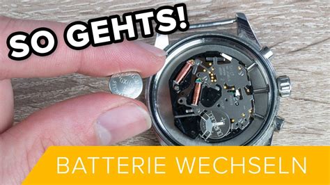 So Gehts Uhr Batterie Wechseln Alle Arten Von Armbanduhren