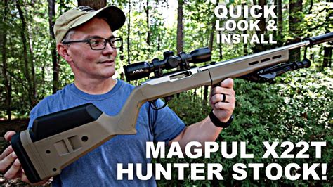 Magpul X22t Hunter Stock Quick Look And Installation Youtube