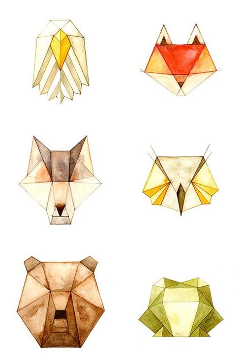 Geometric Animals - Choose 3 Singles | Geometric animals, Geometric art, Geometric drawing