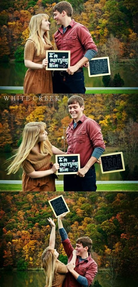 White Creek Photography Funny Couple Photography Engagement Humor