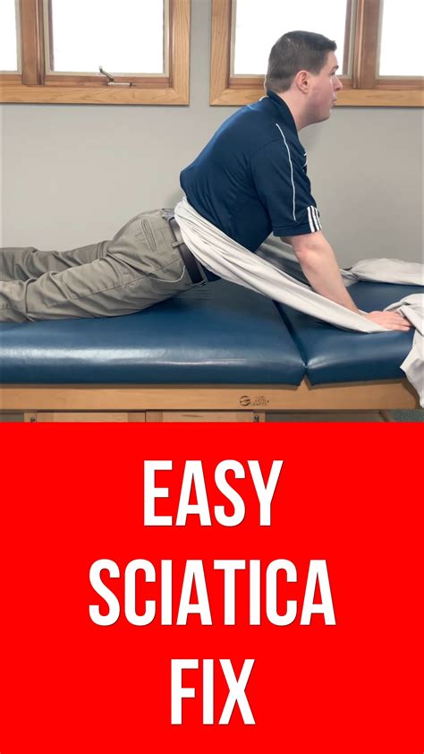 One Minute Sciatica Exercise To Cure Sciatica Quick Pain Relief Leg