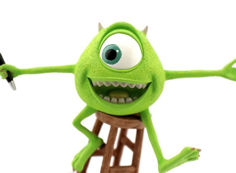 Dan The Pixar Fan Monsters Inc Mike Wazowski Figurine By Precious