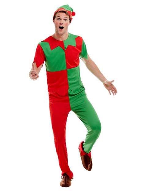 Elf Costume Green And Red