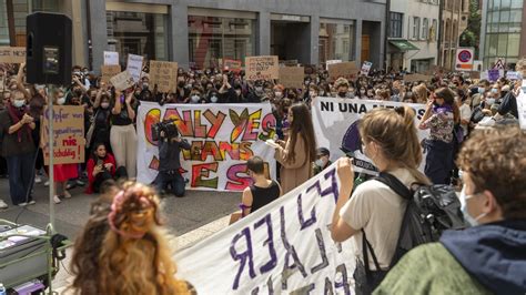 Swiss Protest Against Court Ruling Reducing Rapists Sentence SWI