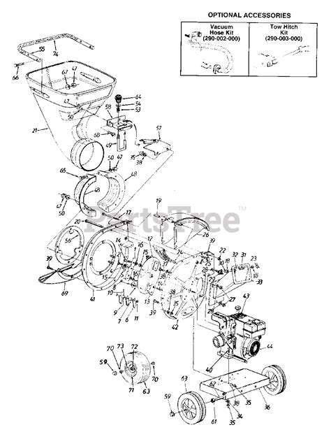 Mtd D Mtd Chipper Shredder General Assembly Parts Lookup With Diagrams