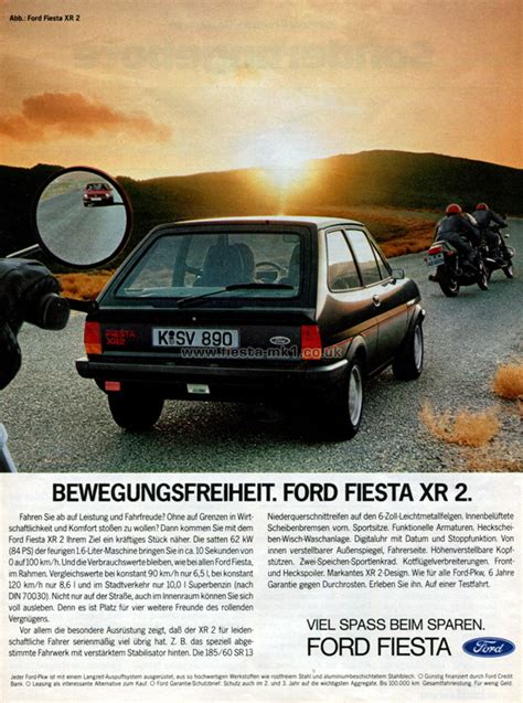 Ford Fiesta Mk Press Releases Adverts Adverts De Fiesta Mk Xr