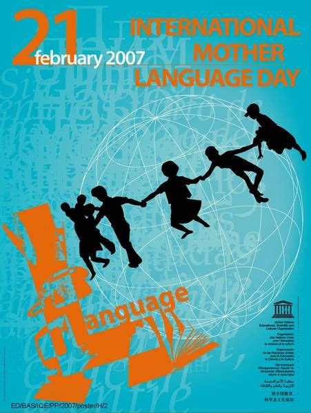 Posters Education Mother Language Day International Mother