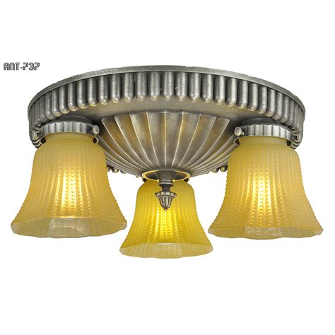 Get free shipping on qualified art deco ceiling fans or buy online pick up in store today in the lighting department. Art Deco Semi Flush Mount Chandeliers Pair 1920s Close ...