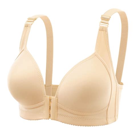 Mrat Bras For Sagging Breasts Womans Printing Thin Front Buckle Front Close Bralettes For Women