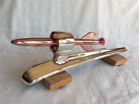 We make use of big. Oldsmobile Rocket Hood Ornament Vintage 1940s 1950s Auto ...