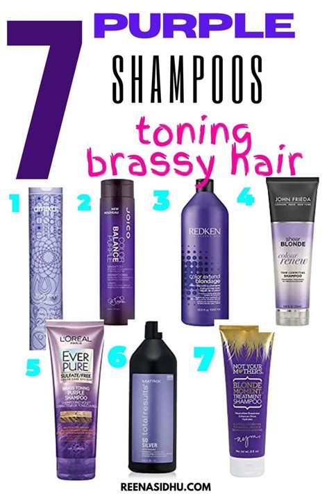 Purple Shampoo For Toning Brassy Hair Brassy Hair Purple Shampoo