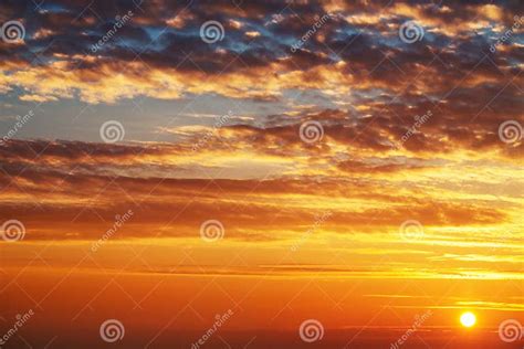 Beautiful Sunrise Over The Horizon Stock Photo Image Of Dawn Beauty